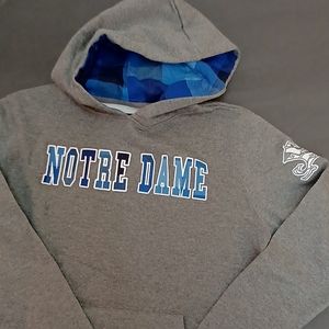 NWT Colosseum NCAA Notre Dame Youth Hooded sweatshirt